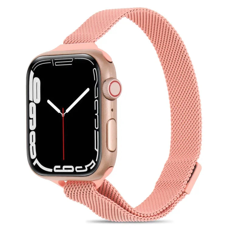 米蘭小腰圍錶帶，適用於 Apple Watch Series，7 41mm / 6&SE&5&4 40mm / 3&2&1 38mm，7 45mm / 6&SE&5&4 44mm / 3&2&1 42mm
