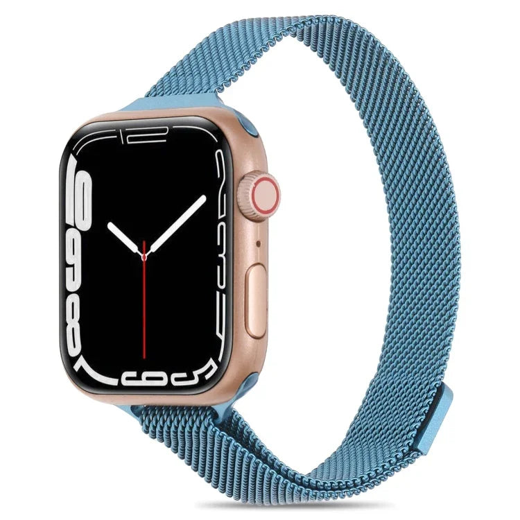 米蘭小腰圍錶帶，適用於 Apple Watch Series，7 41mm / 6&SE&5&4 40mm / 3&2&1 38mm，7 45mm / 6&SE&5&4 44mm / 3&2&1 42mm