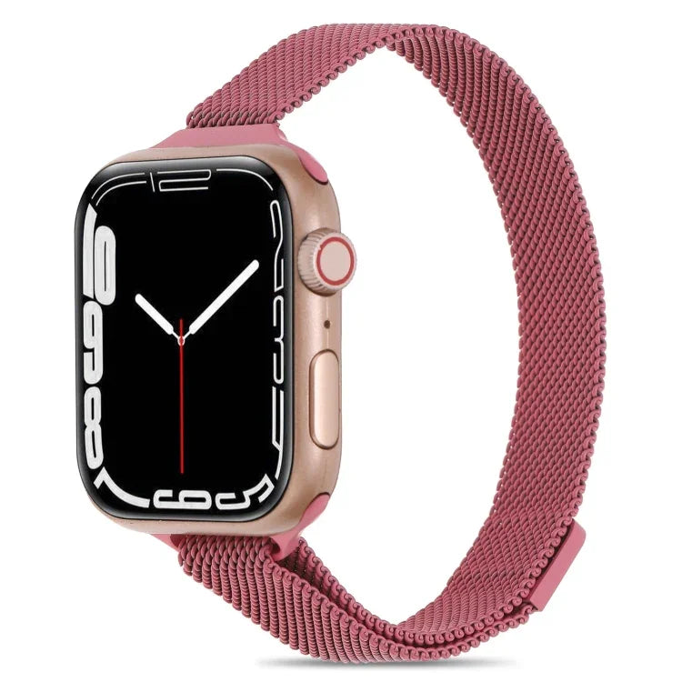 米蘭小腰圍錶帶，適用於 Apple Watch Series，7 41mm / 6&SE&5&4 40mm / 3&2&1 38mm，7 45mm / 6&SE&5&4 44mm / 3&2&1 42mm