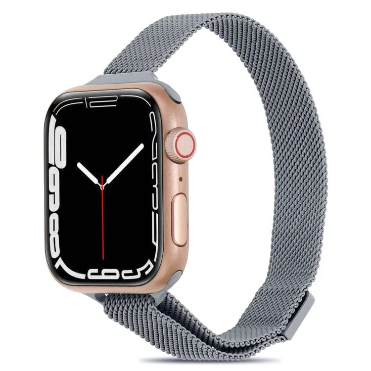 米蘭小腰圍錶帶，適用於 Apple Watch Series，7 41mm / 6&SE&5&4 40mm / 3&2&1 38mm，7 45mm / 6&SE&5&4 44mm / 3&2&1 42mm