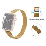 米蘭小腰圍錶帶，適用於 Apple Watch Series，7 41mm / 6&SE&5&4 40mm / 3&2&1 38mm，7 45mm / 6&SE&5&4 44mm / 3&2&1 42mm