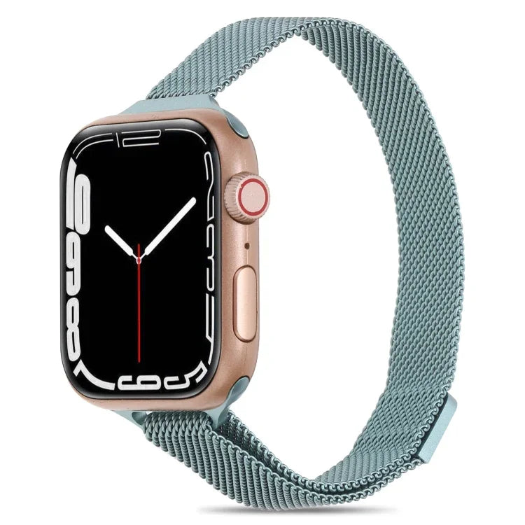 米蘭小腰圍錶帶，適用於 Apple Watch Series，7 41mm / 6&SE&5&4 40mm / 3&2&1 38mm，7 45mm / 6&SE&5&4 44mm / 3&2&1 42mm