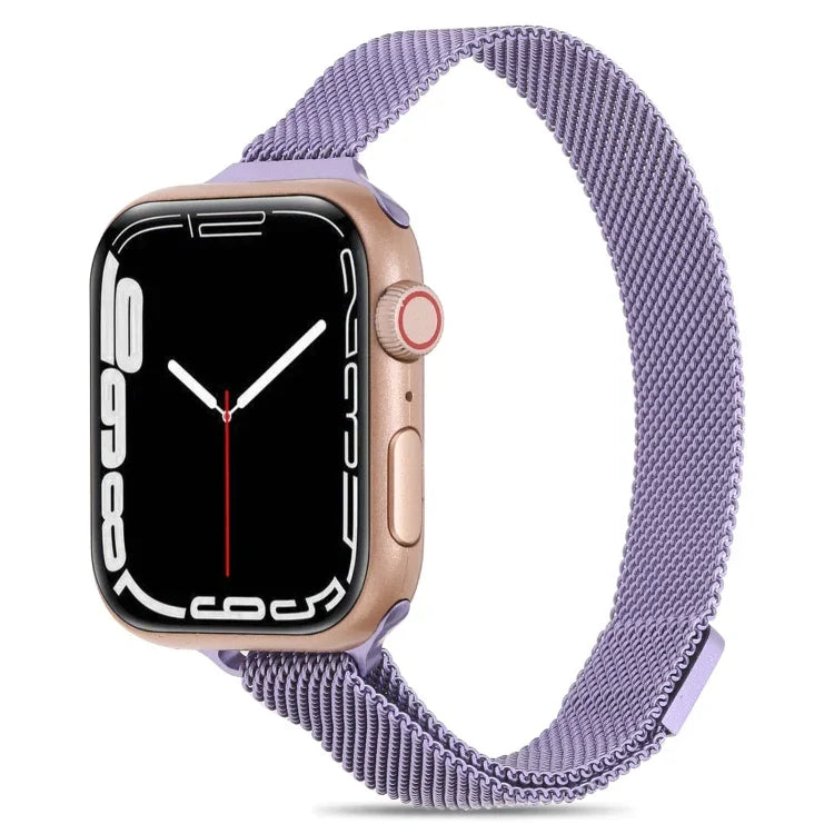 米蘭小腰圍錶帶，適用於 Apple Watch Series，7 41mm / 6&SE&5&4 40mm / 3&2&1 38mm，7 45mm / 6&SE&5&4 44mm / 3&2&1 42mm