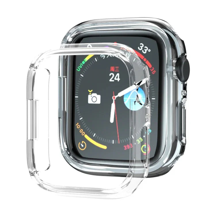 Electroplated PC Hollow Watch Protective Case, For Apple Watch Series 9 / 8 / 7 41mm, For Apple Watch Series 9 / 8 / 7 45mm