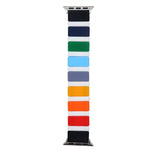 矽膠拼接錶帶，適用於Apple Watch Series，7 41mm / 6&SE&5&4 40mm / 3&2&1 38mm，7 45mm / 6&SE&5&4 44mm / 3&2&1 42mm