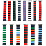 矽膠拼接錶帶，適用於Apple Watch Series，7 41mm / 6&SE&5&4 40mm / 3&2&1 38mm，7 45mm / 6&SE&5&4 44mm / 3&2&1 42mm