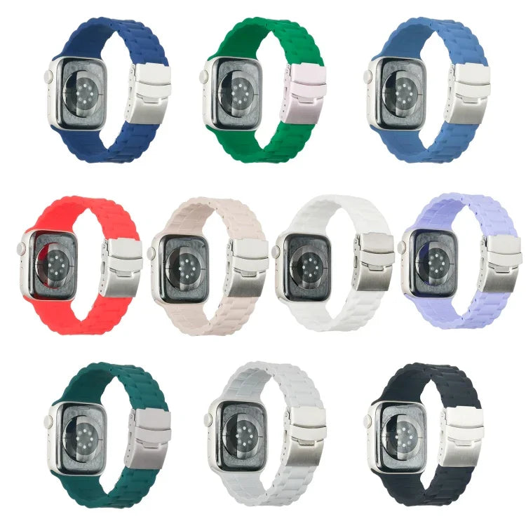三珠錶帶，適用於Apple Watch Series，7 41mm / 6&SE&5&4 40mm / 3&2&1 38mm，7 45mm / 6&SE&5&4 44mm / 3&2&1 42mm