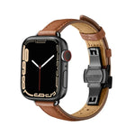 修身蝴蝶扣錶帶，適用於Apple Watch Series，7 41mm / 6&SE&5&4 40mm / 3&2&1 38mm