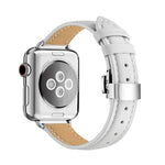 修身蝴蝶扣錶帶，適用於Apple Watch Series，7 41mm / 6&SE&5&4 40mm / 3&2&1 38mm