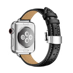 修身蝴蝶扣錶帶，適用於Apple Watch Series，7 41mm / 6&SE&5&4 40mm / 3&2&1 38mm