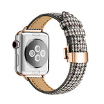 修身蝴蝶扣錶帶，適用於Apple Watch Series，7 41mm / 6&SE&5&4 40mm / 3&2&1 38mm