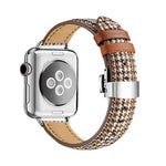 修身蝴蝶扣錶帶，適用於Apple Watch Series，7 41mm / 6&SE&5&4 40mm / 3&2&1 38mm