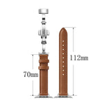 修身蝴蝶扣錶帶，適用於Apple Watch Series，7 41mm / 6&SE&5&4 40mm / 3&2&1 38mm