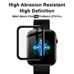 IMAK 壓克力高清錶面保護膜，適用於 TicWatch GTH Pro，Samsung Galaxy Watch 3 41mm，Samsung Galaxy Watch 3 45mm，Samsung Galaxy Watch 4 42mm，Samsung Galaxy Watch 4 46mm