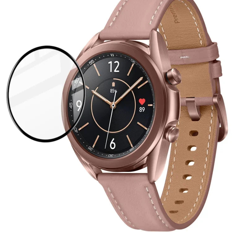IMAK 壓克力高清錶面保護膜，適用於 TicWatch GTH Pro，Samsung Galaxy Watch 3 41mm，Samsung Galaxy Watch 3 45mm，Samsung Galaxy Watch 4 42mm，Samsung Galaxy Watch 4 46mm