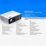 VIVIBRIGHT D5000 1920x1080P 420ANSI 6000流明LCD + LED高清數位投影機，基礎版，美規插頭，英規插頭