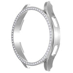 Single Row Diamond Hollowed PC Watch Case, For Samsung Galaxy Watch4 44mm