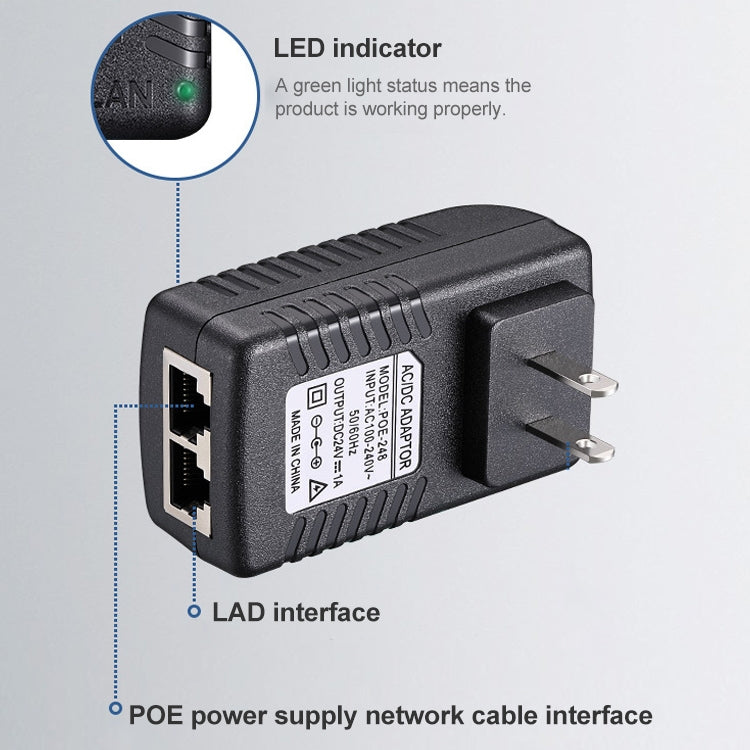 路由器 AP 無線 POE / LAD 電源適配器，12V 1A，12V 2A，15V 1A，24V 1A，48V 0.5A