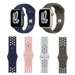 Apple Watch 系列運動矽膠錶帶，7 41mm / 6&SE&5&4 40mm / 3&2&1 38mm，7 45mm / 6&SE&5&4 44mm / 3&2&1 42mm