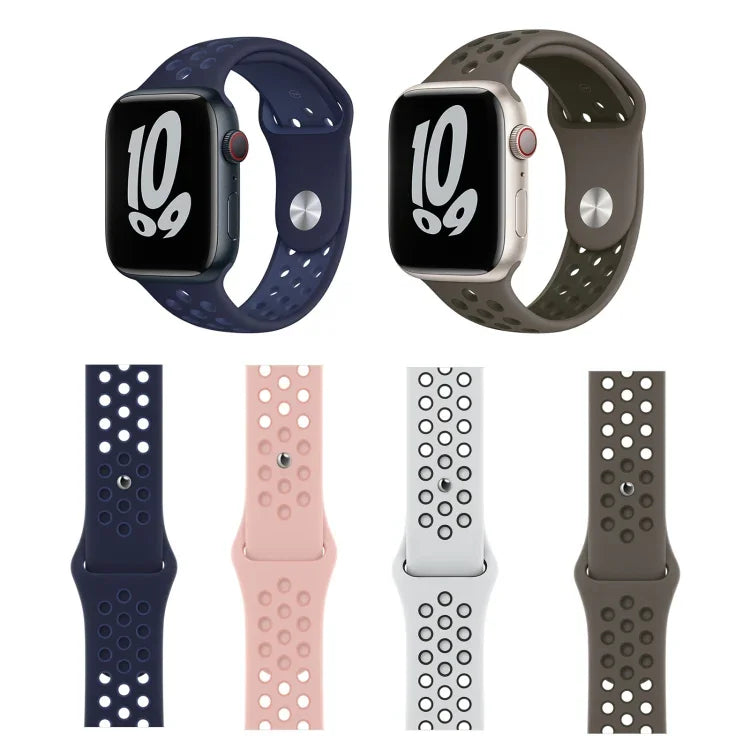 Apple Watch 系列運動矽膠錶帶，7 41mm / 6&SE&5&4 40mm / 3&2&1 38mm，7 45mm / 6&SE&5&4 44mm / 3&2&1 42mm