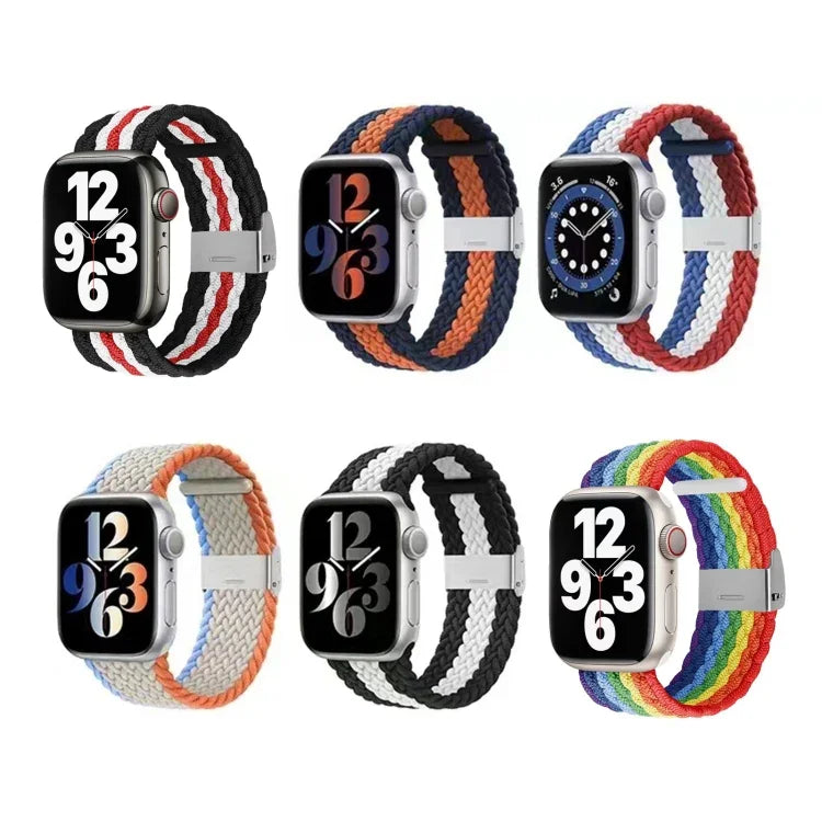 Apple Watch 系列尼龍編織錶帶，7 41mm / 6&SE&5&4 40mm / 3&2&1 38mm