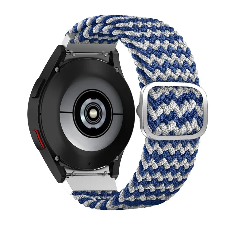 可調節編織錶帶，適用於 Samsung Galaxy Watch4 40mm／44mm