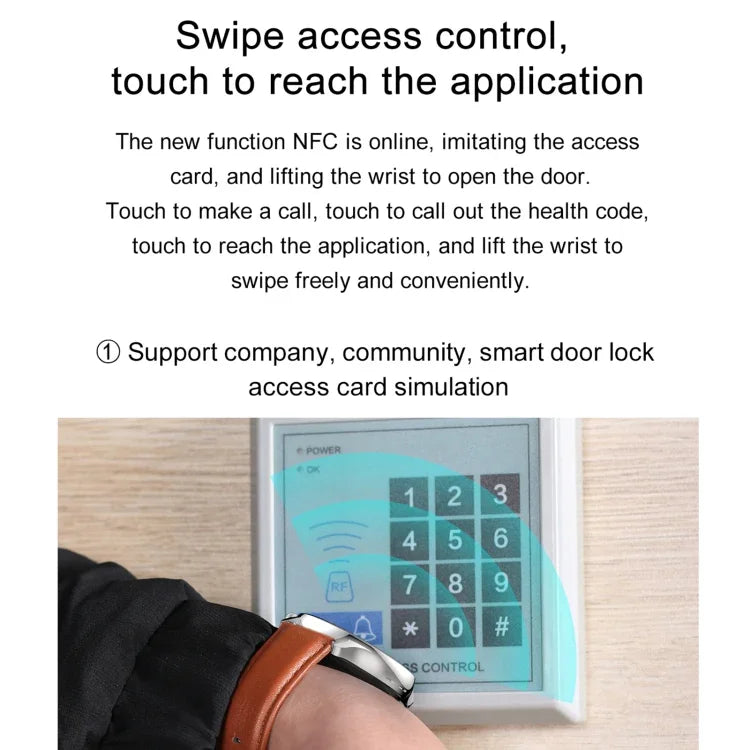 HK8Pro 1.36 吋 AMOLED 螢幕鋼帶智慧手錶，支援 NFC 功能／血氧監測，鋼帶（黑色）、鋼帶（金色）、鋼帶（銀色）
