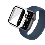 防水 PC+鋼化膜錶殼，適用於 Apple Watch Series 9 / 8 / 7 41mm，適用於 Apple Watch Series 9 / 8 / 7 45mm