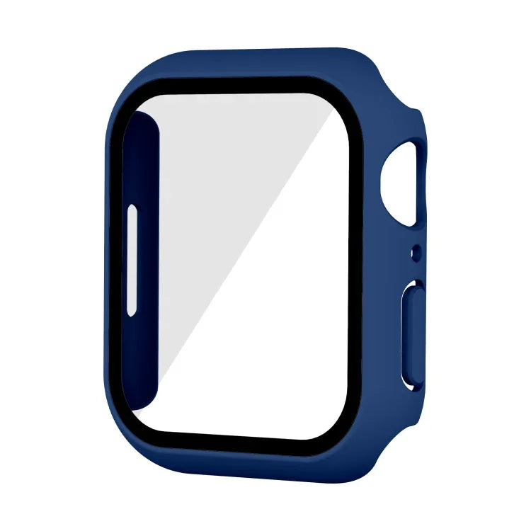 防水 PC+鋼化膜錶殼，適用於 Apple Watch Series 9 / 8 / 7 41mm，適用於 Apple Watch Series 9 / 8 / 7 45mm