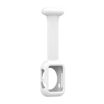 矽膠護士胸針錶帶保護殼，適用於 Apple Watch 系列，7 41mm / 6&SE&5&4 40mm / 3&2&1 38mm，7 45mm / 6&SE&5&4 44mm / 3&2&1 42mm