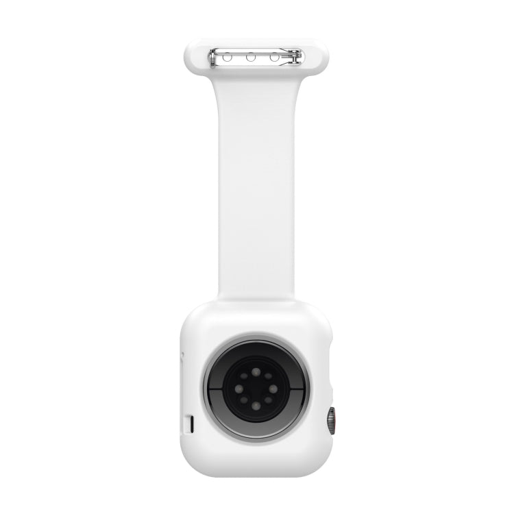 矽膠護士胸針錶帶保護殼，適用於 Apple Watch 系列，7 41mm / 6&SE&5&4 40mm / 3&2&1 38mm，7 45mm / 6&SE&5&4 44mm / 3&2&1 42mm