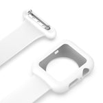 矽膠護士胸針錶帶保護殼，適用於 Apple Watch 系列，7 41mm / 6&SE&5&4 40mm / 3&2&1 38mm，7 45mm / 6&SE&5&4 44mm / 3&2&1 42mm