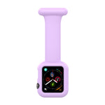 矽膠護士胸針錶帶保護殼，適用於 Apple Watch 系列，7 41mm / 6&SE&5&4 40mm / 3&2&1 38mm，7 45mm / 6&SE&5&4 44mm / 3&2&1 42mm
