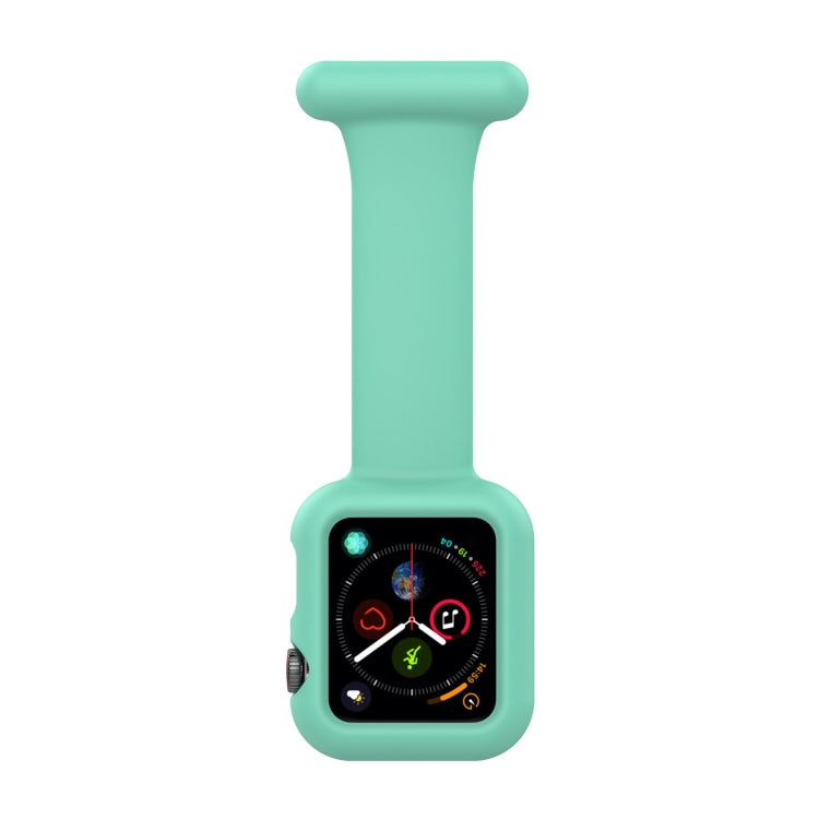 矽膠護士胸針錶帶保護殼，適用於 Apple Watch 系列，7 41mm / 6&SE&5&4 40mm / 3&2&1 38mm，7 45mm / 6&SE&5&4 44mm / 3&2&1 42mm