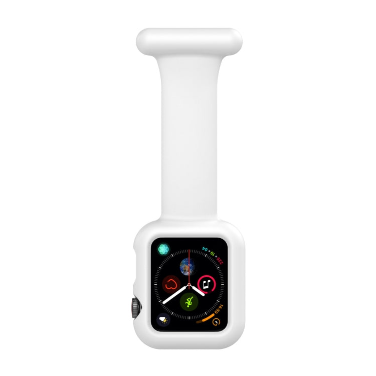 矽膠護士胸針錶帶保護殼，適用於 Apple Watch 系列，7 41mm / 6&SE&5&4 40mm / 3&2&1 38mm，7 45mm / 6&SE&5&4 44mm / 3&2&1 42mm