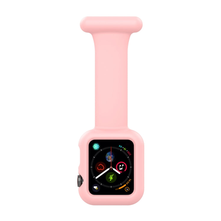 矽膠護士胸針錶帶保護殼，適用於 Apple Watch 系列，7 41mm / 6&SE&5&4 40mm / 3&2&1 38mm，7 45mm / 6&SE&5&4 44mm / 3&2&1 42mm