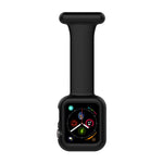 矽膠護士胸針錶帶保護殼，適用於 Apple Watch 系列，7 41mm / 6&SE&5&4 40mm / 3&2&1 38mm，7 45mm / 6&SE&5&4 44mm / 3&2&1 42mm
