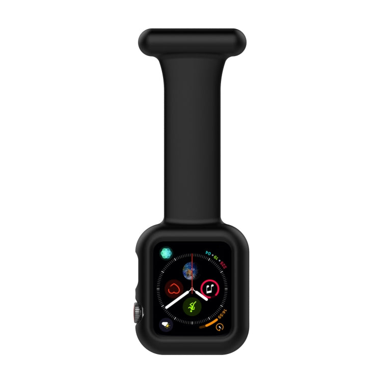 矽膠護士胸針錶帶保護殼，適用於 Apple Watch 系列，7 41mm / 6&SE&5&4 40mm / 3&2&1 38mm，7 45mm / 6&SE&5&4 44mm / 3&2&1 42mm