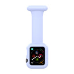 矽膠護士胸針錶帶保護殼，適用於 Apple Watch 系列，7 41mm / 6&SE&5&4 40mm / 3&2&1 38mm，7 45mm / 6&SE&5&4 44mm / 3&2&1 42mm