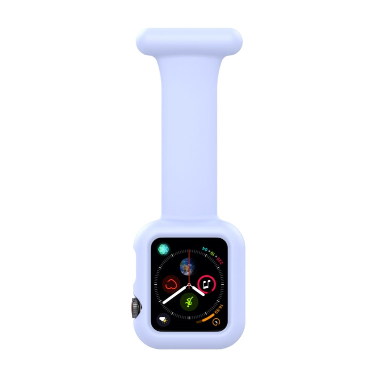 矽膠護士胸針錶帶保護殼，適用於 Apple Watch 系列，7 41mm / 6&SE&5&4 40mm / 3&2&1 38mm，7 45mm / 6&SE&5&4 44mm / 3&2&1 42mm