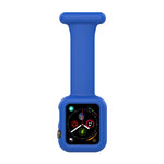 矽膠護士胸針錶帶保護殼，適用於 Apple Watch 系列，7 41mm / 6&SE&5&4 40mm / 3&2&1 38mm，7 45mm / 6&SE&5&4 44mm / 3&2&1 42mm