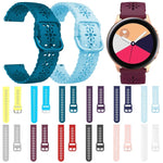 梅花鏤空矽膠錶帶，適用於 Samsung Galaxy Watch4 40/44mm，Samsung Galaxy Watch4 Classic 42/46mm
