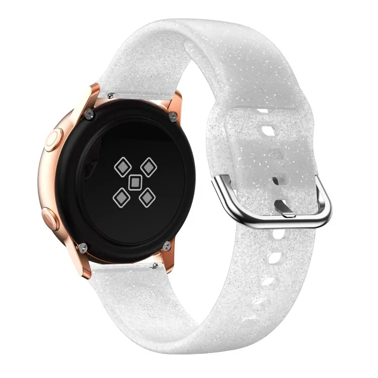 矽膠錶帶，適用於 Samsung Galaxy Watch4 40/44mm，Samsung Galaxy Watch4 Classic 42/46mm