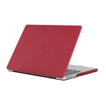 點狀紋理雙面植鞣皮筆記型電腦保護殼，適用於 MacBook Air 13.3 吋 A1932/A2179/A2337，適用於 MacBook Pro 13.3 吋 A1706/A1708，適用於 MacBook Pro 14.2 吋 A2442 2021，適用於 MacBook Pro 16.2 吋 A2485 2021