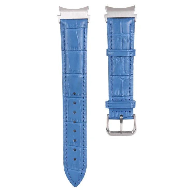 斜紋皮革錶帶，適用於 Samsung Galaxy Watch4 40mm/44mm