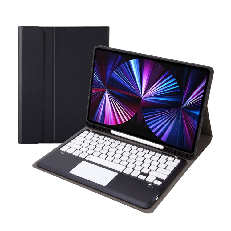 T12B-A 可拆式觸控板藍牙鍵盤皮套，適用於 iPad Air 13 2025 / 2024 / Pro 12.9 吋 2021/2020/2018