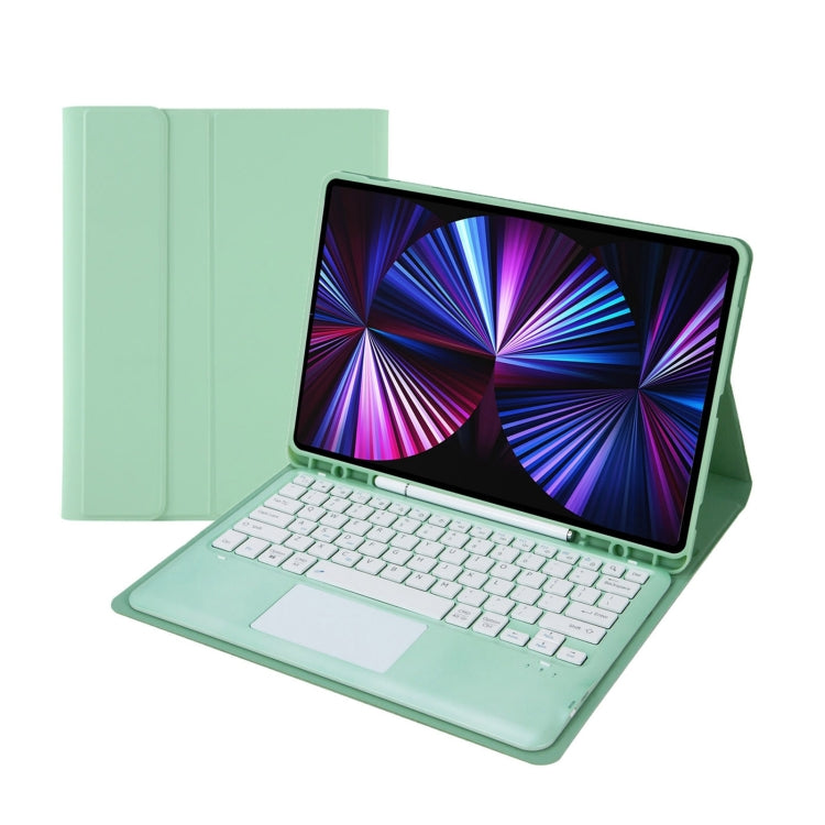T12B-A 可拆式觸控板藍牙鍵盤皮套，適用於 iPad Air 13 2025 / 2024 / Pro 12.9 吋 2021/2020/2018