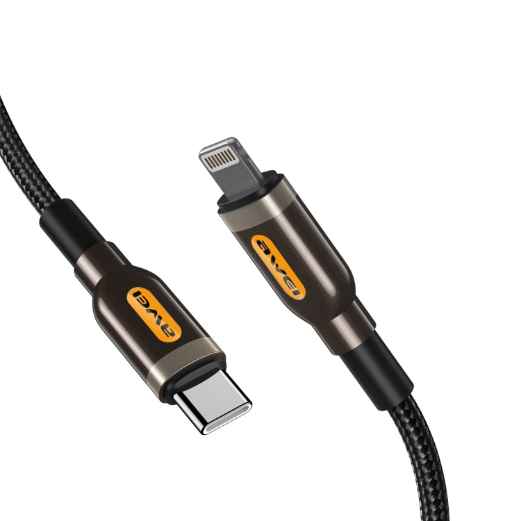 awei CL-125L Type-C / USB-C 轉 8 Pin 快充數據線，長度：1米