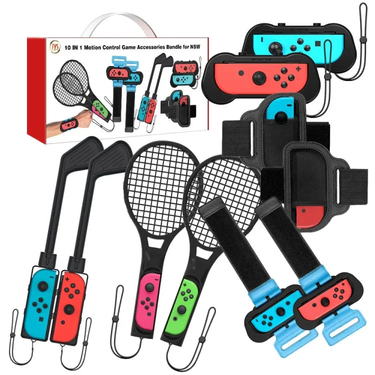 JYS JYS-NS215 任天堂 Switch 10 合 1 體感運動配件組，JYS 10 合 1
