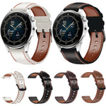 Tricolor Stitching Genuine Leather Watch Band, For Huawei Watch GT 3